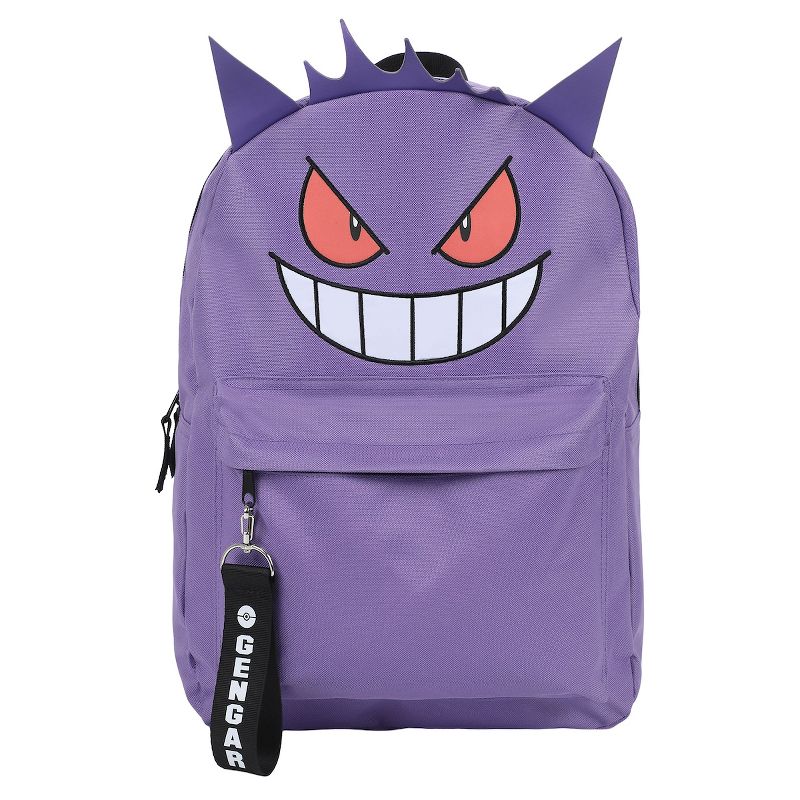 Pokemon Gengar Character 16" Backpack with Chunky Webbing Strap, 1 of 7