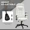 PAGED Adjustable Height Office Chair, Modern PU Leather Massage Chair with Heating Function, Ergonomic Executive Chair for Office - 2 of 4