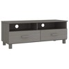 vidaXL TV Stand HAMAR Light Gray 41.7 in.x15.7 in.x15.7 in. Solid Wood Pine - 2 of 4