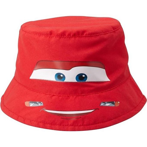 Disney Boy s Cars Lightning Mcqueen Bucket Hat Toddler Sun Hat Ages 2 4 Target