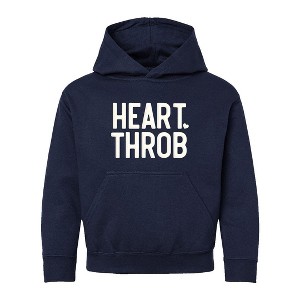 The Juniper Shop Heart Throb Small Heart Puff Print Youth Graphic Hoodie - 1 of 3
