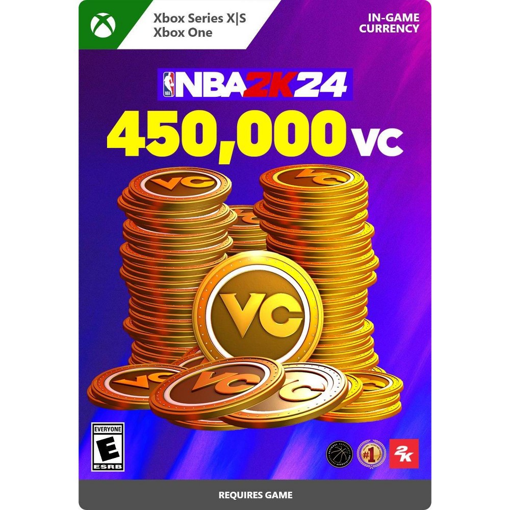 Photos - Console Accessory Microsoft NBA 2K24: 450,000 Virtual Currency - Xbox Series X|S/Xbox One  (Digital)