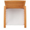 GDFStudio Blake Patio Acacia Wood Slat-Back Chairs with Removable Cushions(Set of 2) - 4 of 4
