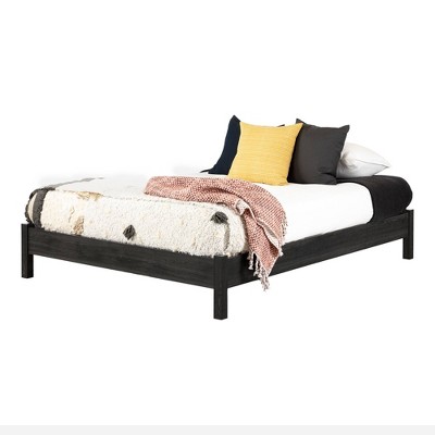 Gray Oak Queen Wood Frame Platform Bed
