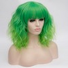 Unique Bargains Women's Loose Wavy Curly Wigs with Wig Cap 14" - 4 of 4