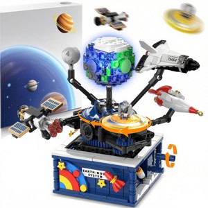 Planet Building Block Set, Rotatable Earth Exploration Educational Toys for Kids Aged 8+ - 1 of 4
