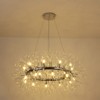 LLHZSY 12/20-Light Modern Glam Crystal Sphere Pendant Chandelier, G9 Bulbs Included - 28 2/5" or 36" W - Gold/Chrome - 3 of 4