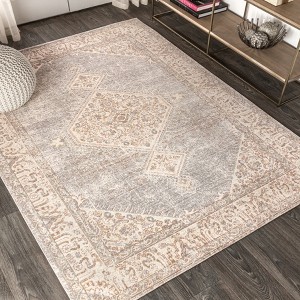 Lila Modern  Medallion Area Rug  - JONATHAN Y - 1 of 4
