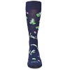 Memoi Men's Embroidered Frogs Bamboo Crew Socks - 2 of 3
