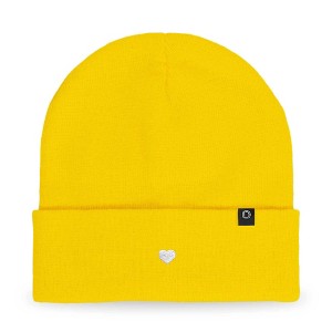 Dalix Lil Heart Embroidered Beanie Warm Winter Knit Hat Women - 1 of 4