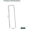 Grass Barrier Fabric, Premium Garden Grass Barrier Landscape Fabric, Easy Setup - 2 of 4