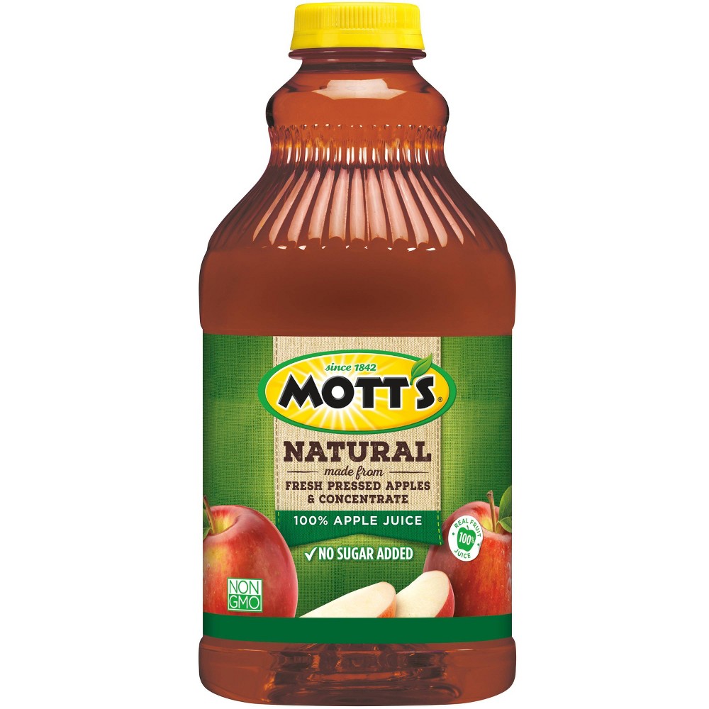 UPC 014800316568 product image for Mott's Natural 100% Apple Juice - 64 fl oz Bottle | upcitemdb.com