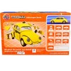 Skill 1 Model Kit Old Volkswagen Beetle Yellow Snap Together Model by Airfix Quickbuild - 4 of 4