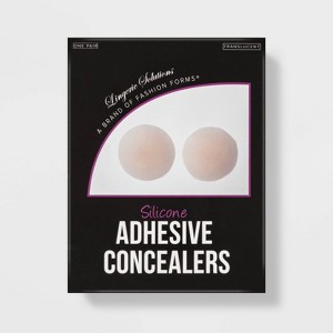 Fashion Forms Women's Adhesive Breast Petals - One Size Fits Most: Silicone Nipple Covers, Solid Pattern, Opaque Finish - 1 of 3