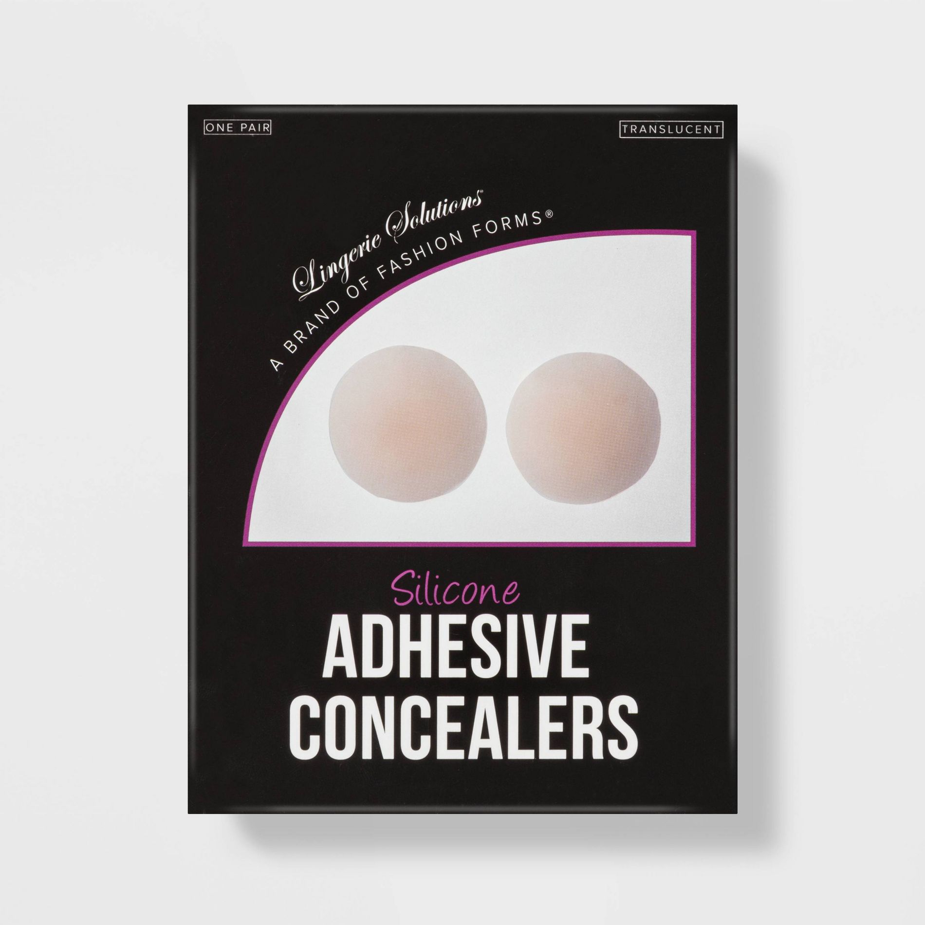 Fashion Forms Women's Adhesive Breast Petals - One Size Fits Most: Silicone Nipple Covers, Solid Pattern, Opaque Finish
