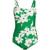 Lands' End Women's Tugless Low Leg One Piece Swimsuit - 3 of 3