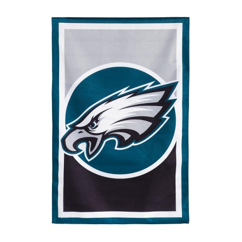 Evergreen Philadelphia Eagles Burlap 3' X 5' Flag, Premium Single