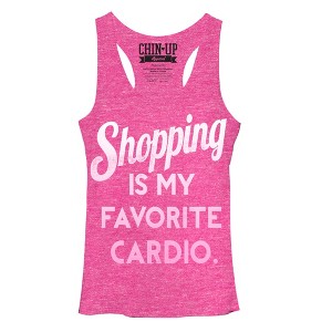 Women's CHIN UP Shopping is Cardio Racerback Tank Top - 1 of 3