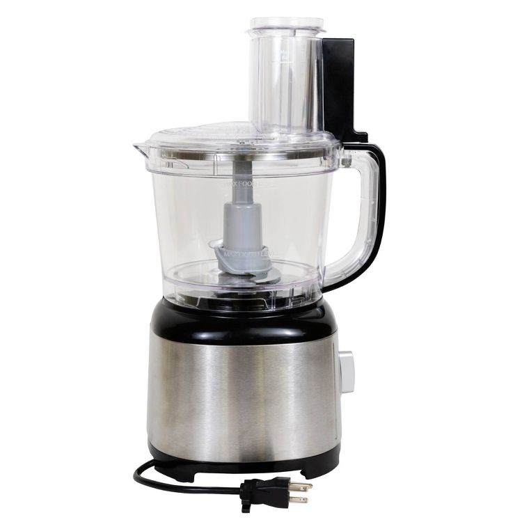 Kenmore 11-Cup Food Processor and Vegetable Chopper - Black/Silver: 500W, 2 Speeds, Stainless Steel Blades, Dishwasher-Safe, 5 of 5