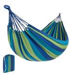 Best Choice Products 2-Person Brazilian-Style Cotton Double Hammock Bed w/ Portable Carrying Bag