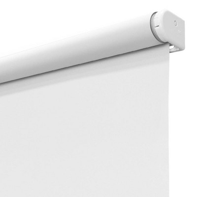 White Cordless Blackout Fabric Roller Shade 73" x 72"