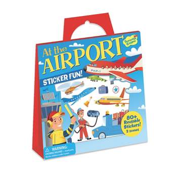 MindWare At The Airport Reusable Sticker Tote - 82 Pieces