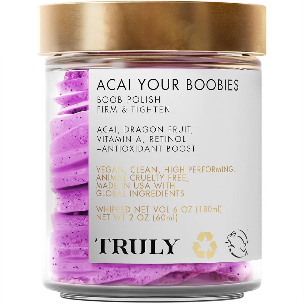 Photos - Cream / Lotion TRULY Women's Acai Your Boobies Lifting Boob Polish - 2 fl oz - Ulta Beaut