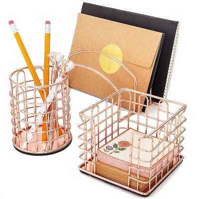 gold desk organizer target