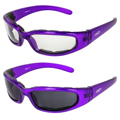 2 Pairs of Global Vision Eyewear Chicago Safety Motorcycle Glasses