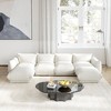 Modular Sectional Sofa,Chenilleyarn Minimalist Sofa Couch,Convertible Sofa Set Wide Seat Living Room Sofa Sets - 2 of 4