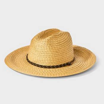 Men's Paper Straw Lifeguard Panama Hat - Goodfellow & Co™ Beige