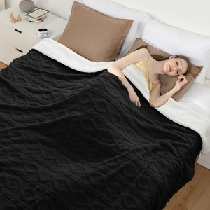 Heated Blanket Electric Blanke Soft with 4 Heating Levels & Auto Off, Overheat Protection, Machine Washable, ETL Certification - 1 of 4