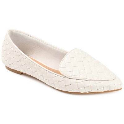 Journee Collection Womens Misty Slip On Pointed Toe Loafer Flats