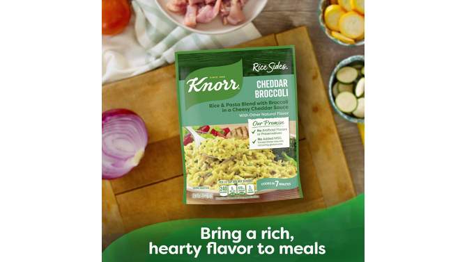 Knorr Rice Sides Cheddar Broccoli Rice Mix - 5.7oz, 2 of 9, play video