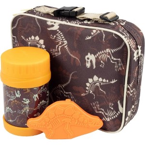 Bentology Kids Lunch Bag Set  w Reusable Hard Ice Pack & Insulated Food Jar for Drinks or Soups - Hot or Cold Food for Hours - Perfect Lunchbox Kit - - 1 of 4