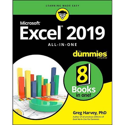 Excel 2019 All-In-One for Dummies - by  Greg Harvey (Paperback)