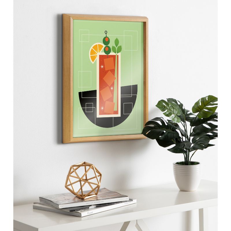 16&#34; x 20&#34; Blake Bloody Mary Framed Printed Art by Amber Leaders Designs Natural - Kate &#38; Laurel All Things Decor, 5 of 7
