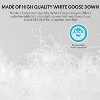 Zibroges King Size Down Feather Comforter - High Fill Power All-Season Duvet Insert, Ultra-Soft Hotel-Quality Bedding (106”x90”) - 3 of 4