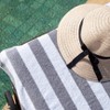 Arkwright Oversized California Beach Towels - (Pack of 4) Absorbent, Quick Drying, Ringspun Cotton Pool Towel, 30 x 70 in - 3 of 4