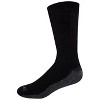 Dickies Men's Dri-Tech Crew Socks 6pk - Black 12-14: Midweight Cotton Blend, Tagless, Machine Washable, Size 12-14 - 2 of 3