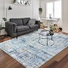 Machine Washable Rug Non Slip Modern Abstract Area Rug Stain Resistant Low Pile Carpet Indoor Floor Mat for Living Room Dining Room Bedroom Office - 2 of 4