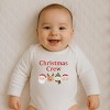 Everyday Kids Christmas Collection Christmas Crew Baby Onesie – Festive Character Graphic Bodysuit - 3 of 4