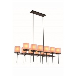 Elegant Lighting Bradford 12 light Bronze Chandelier - 1 of 2