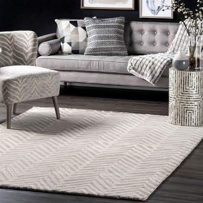 Nuloom Hand Tufted Alex Contemporary Indoor Area Rug