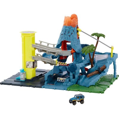 Matchbox Cars Playset, Action Drivers Volcano Escape