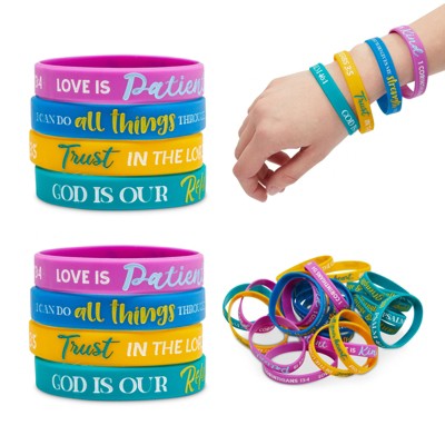 Religious silicone deals bracelets