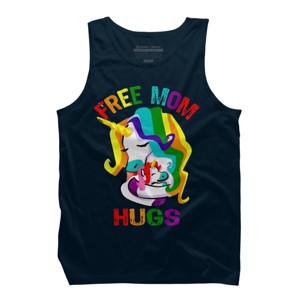 Adult Design By Humans Free Mom Hugs Unicorn Pride By Avocato Tank Top - 1 of 2