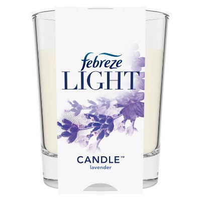 Febreze Light Odor-Eliminating Air Freshener Candle - Lavender - 1ct