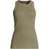 Lands' End Women's 2x2 Rib Crew Neck Tank Top - 2 of 3