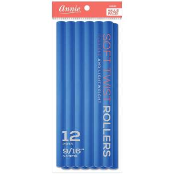 Annie International Soft Twist Hair Rollers - 10ct - Blue